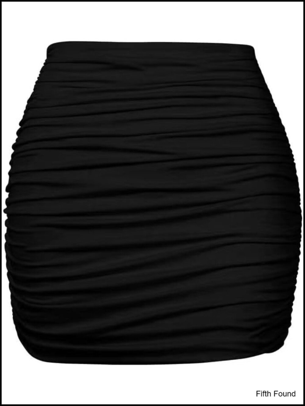Women's High Waist Ruched Bodycon Mini Skirt - Stretchy Party & Dance Skirt
